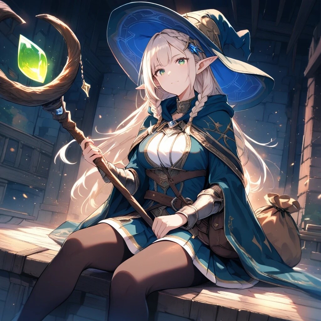 エルフ魔法使い