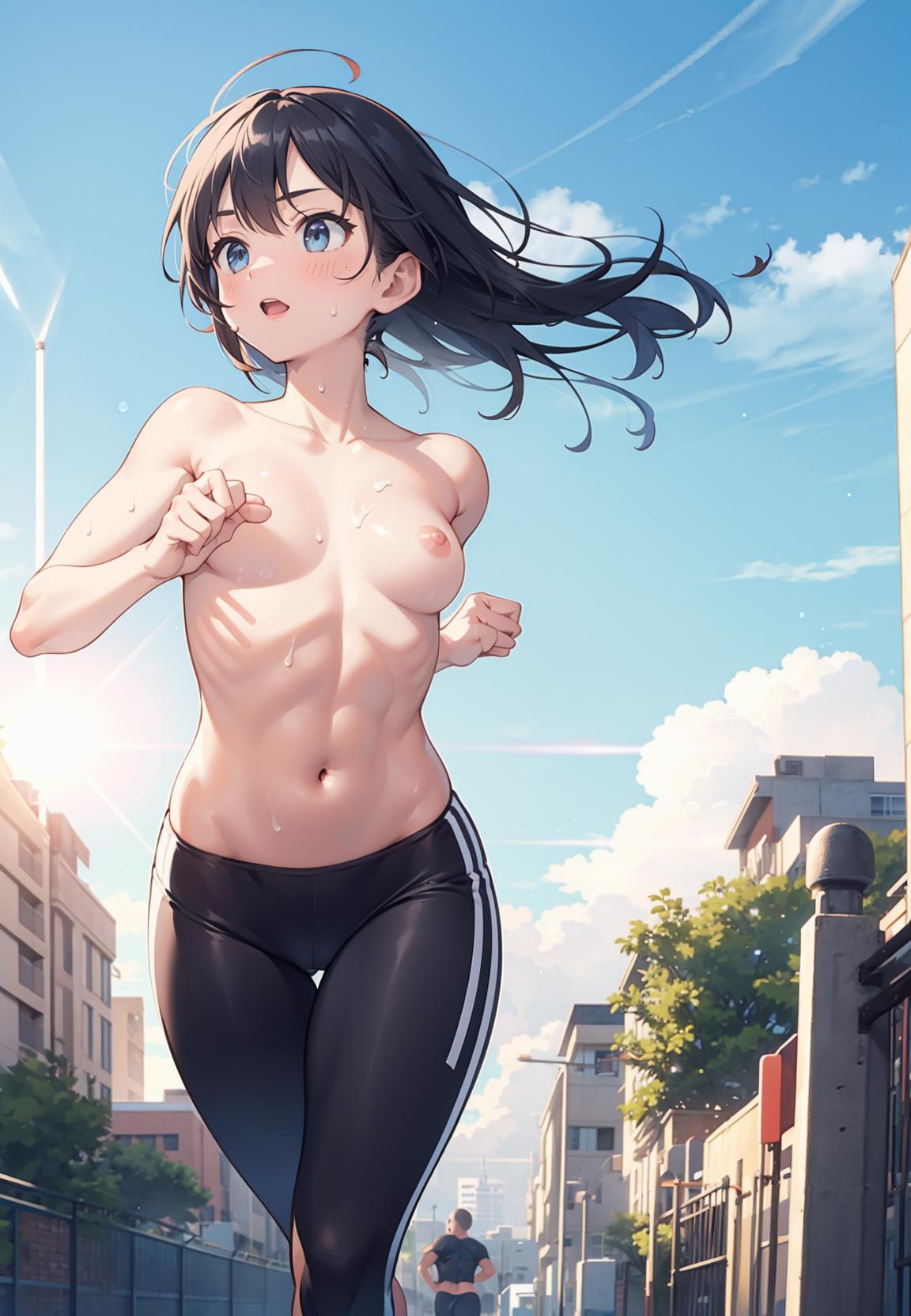 上脱ぎ陸上部