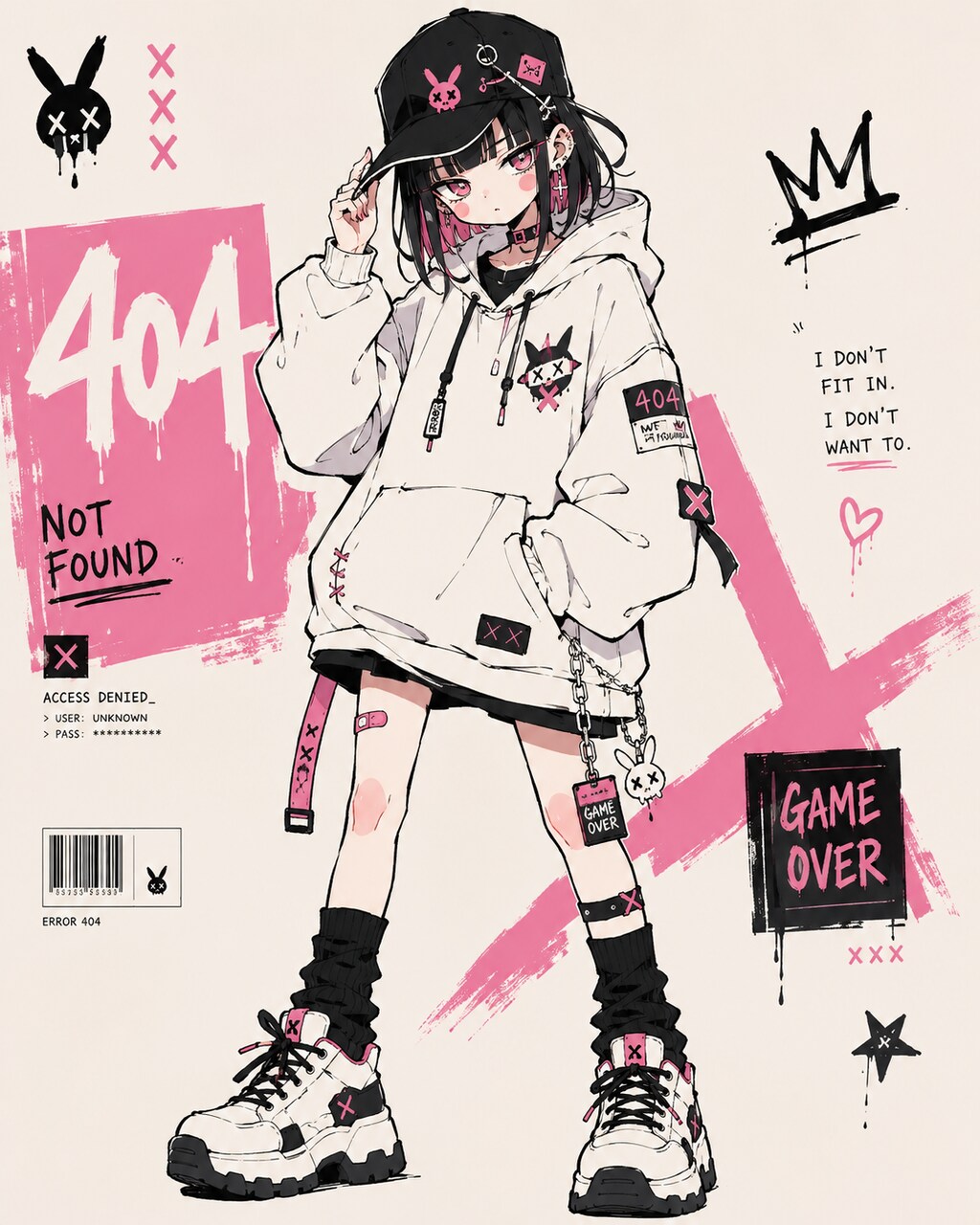 スタイリッシュな少女78