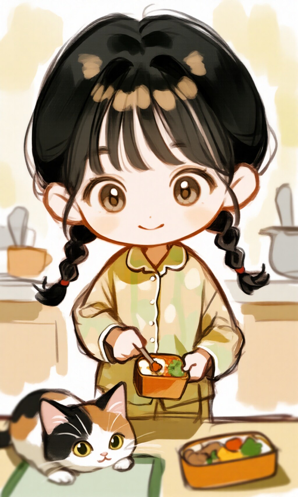 今朝はお弁当忘れない