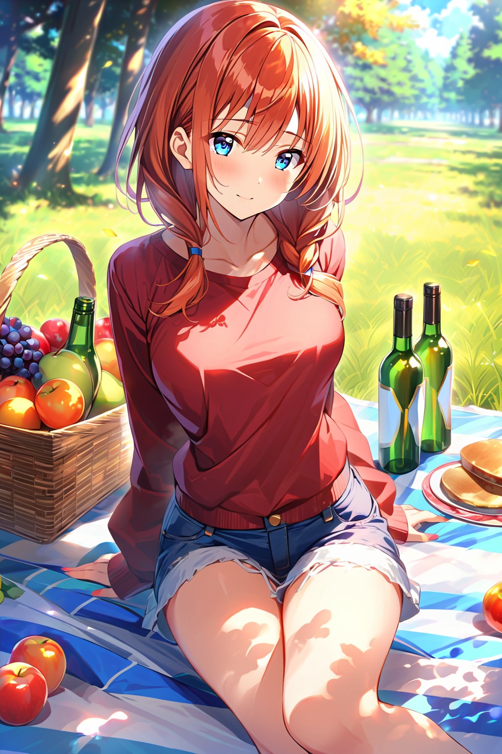 彼女とピクニック