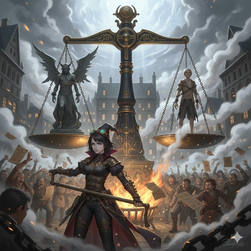 差別のスライド、魔族と恐竜人の歌