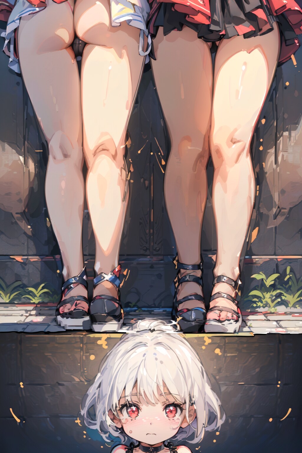 ママと並んで（旧市街区にて）2(おまけ）