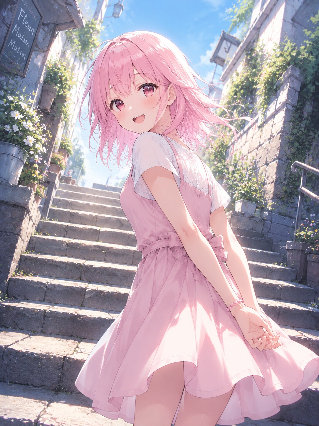 ピンク髪ちゃん