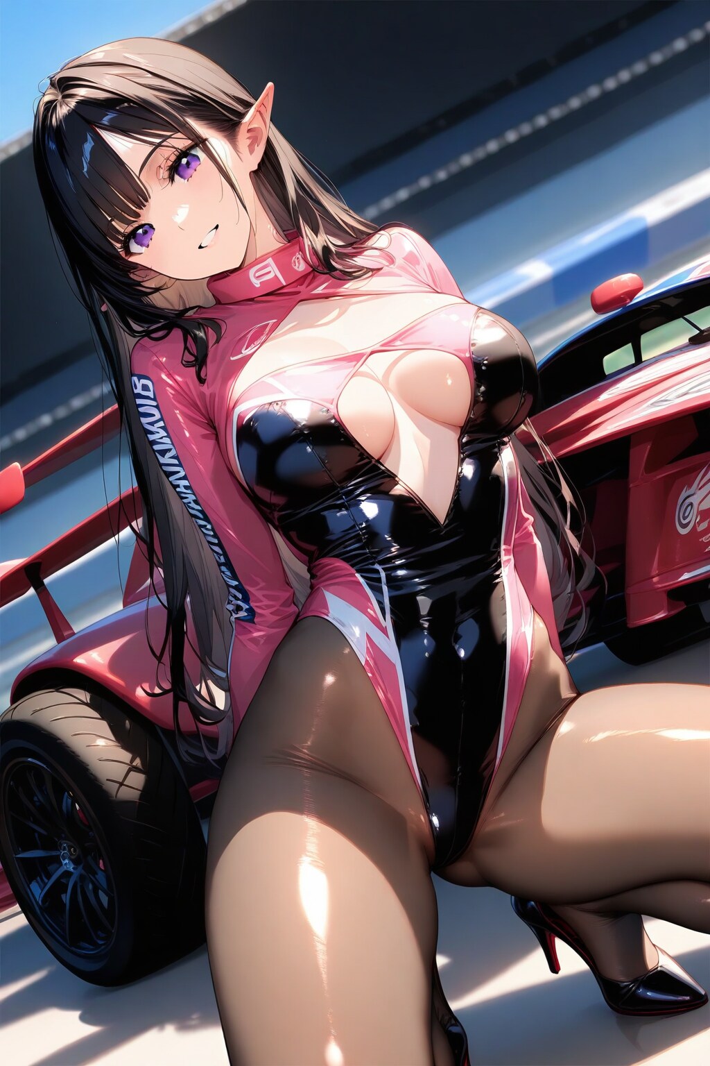 レースクイーンのエルフさん