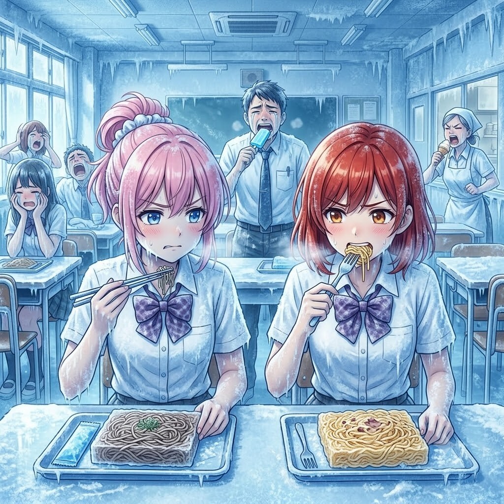 氷立高校の学食