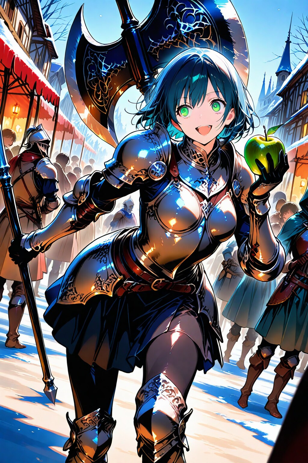 バーサーカー、市場へ行く