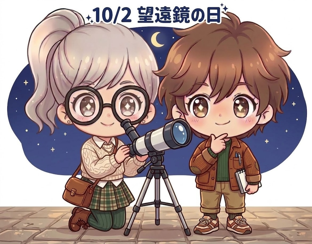 今日は「望遠鏡の日」