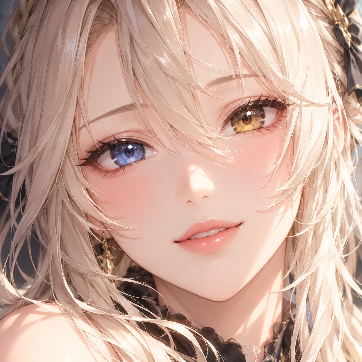 チャッピーポン出しオッドアイちゃん | の人気AIイラスト・グラビア