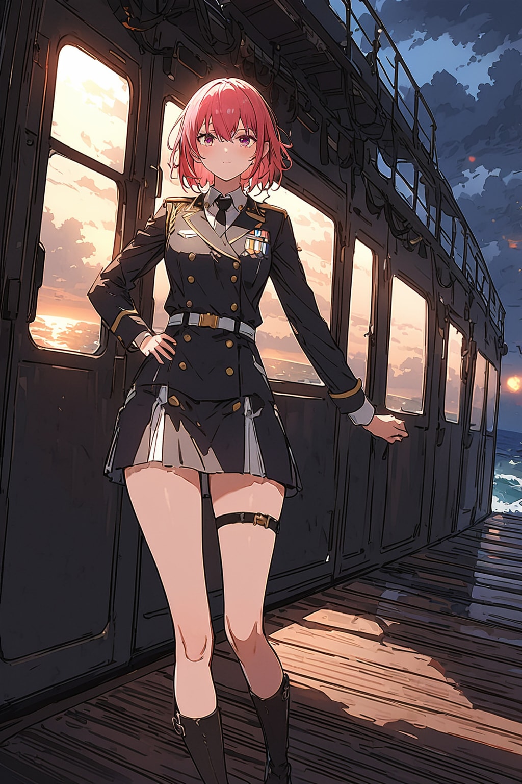 今夜は、海が荒れそうだ...。 | の人気AIイラスト・グラビア