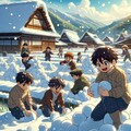 雪遊び・２ 2枚目