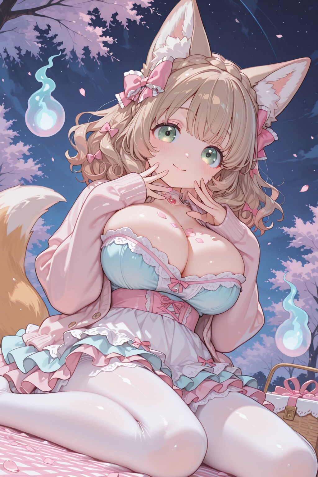 狐のお花見