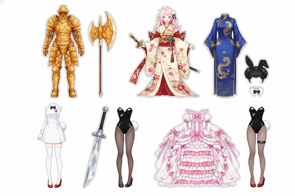 王女様お着替えセット