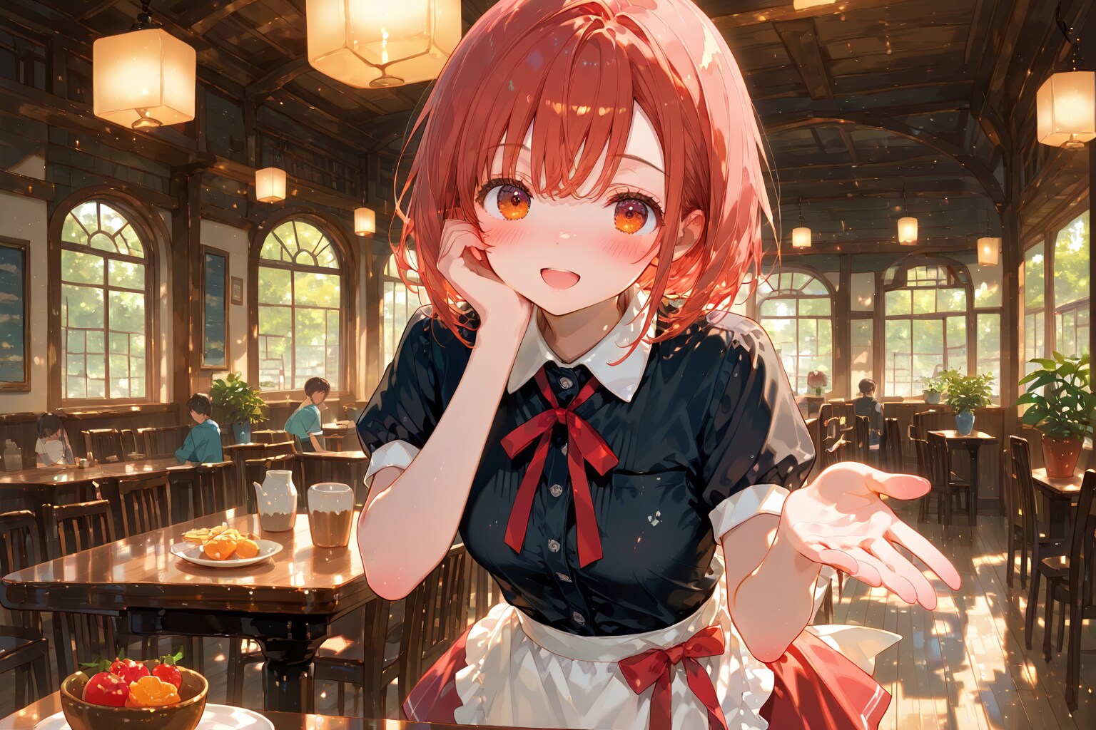 Cafe | の人気AIイラスト・グラビア