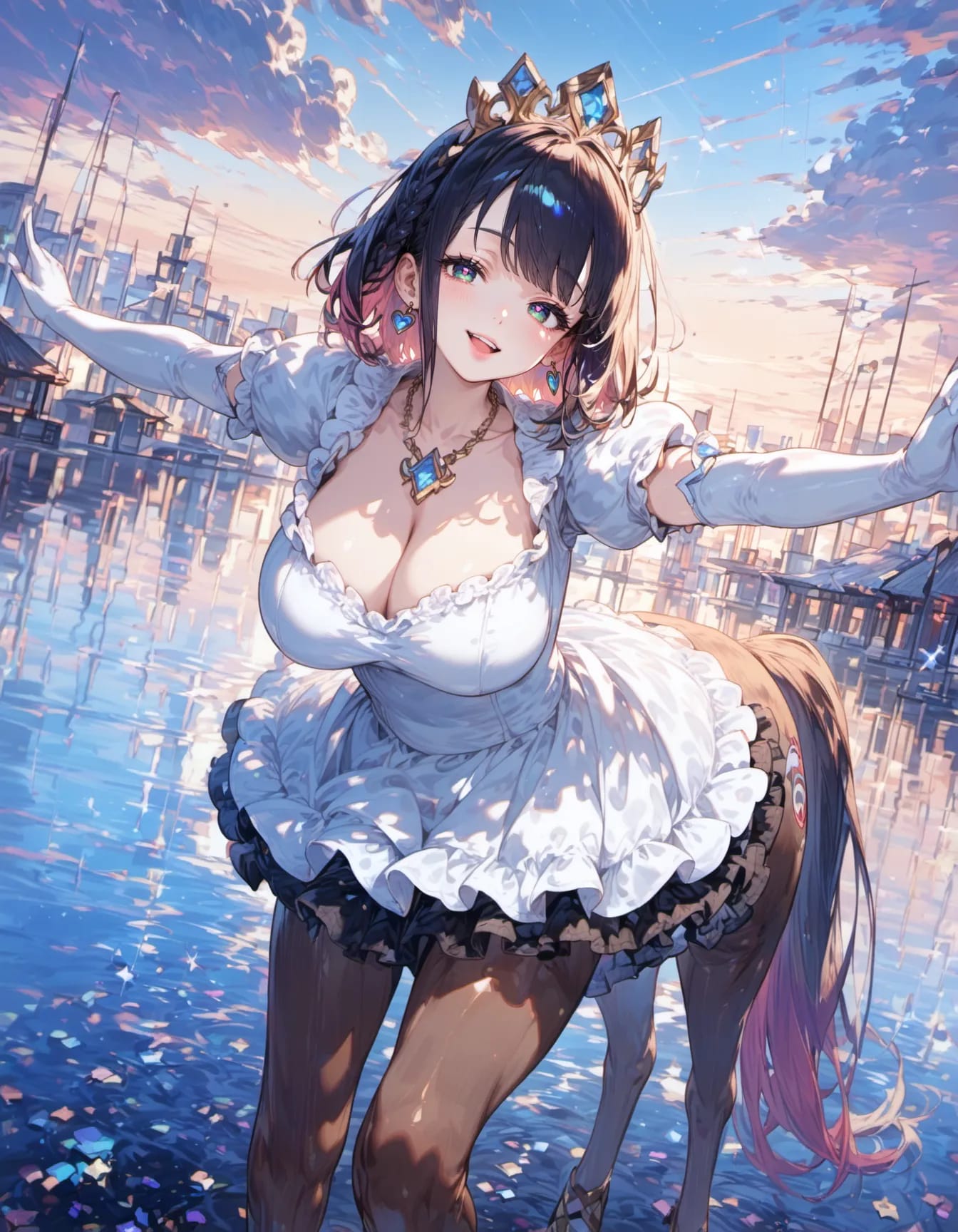 The Princess Reflected in Endless Water | の人気AIイラスト・グラビア