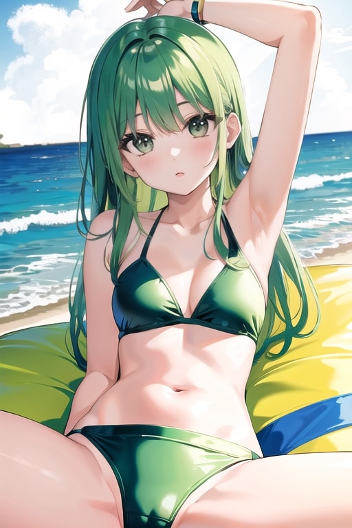 緑髪娘（R）