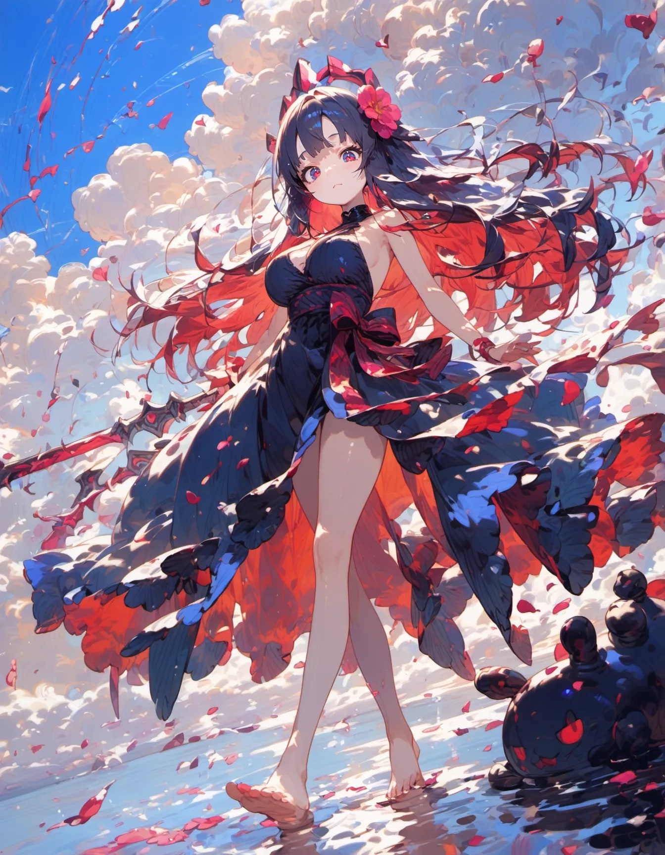 Dark Fairy's Dance on the Water | の人気AIイラスト・グラビア