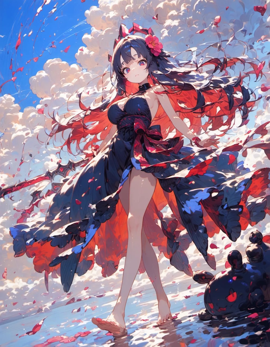 Dark Fairy's Dance on the Water