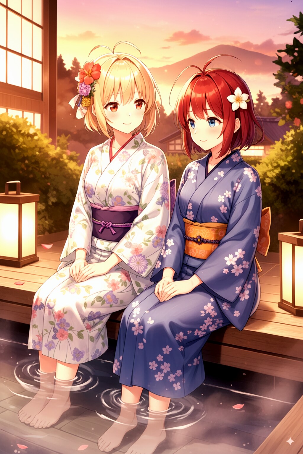 ナツミとカエデと時々ハルネの日帰り温泉