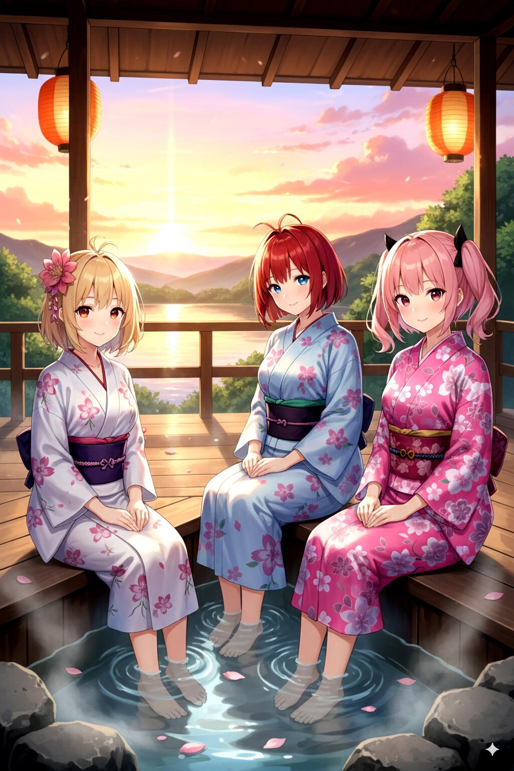 ナツミとカエデと時々ハルネの日帰り温泉