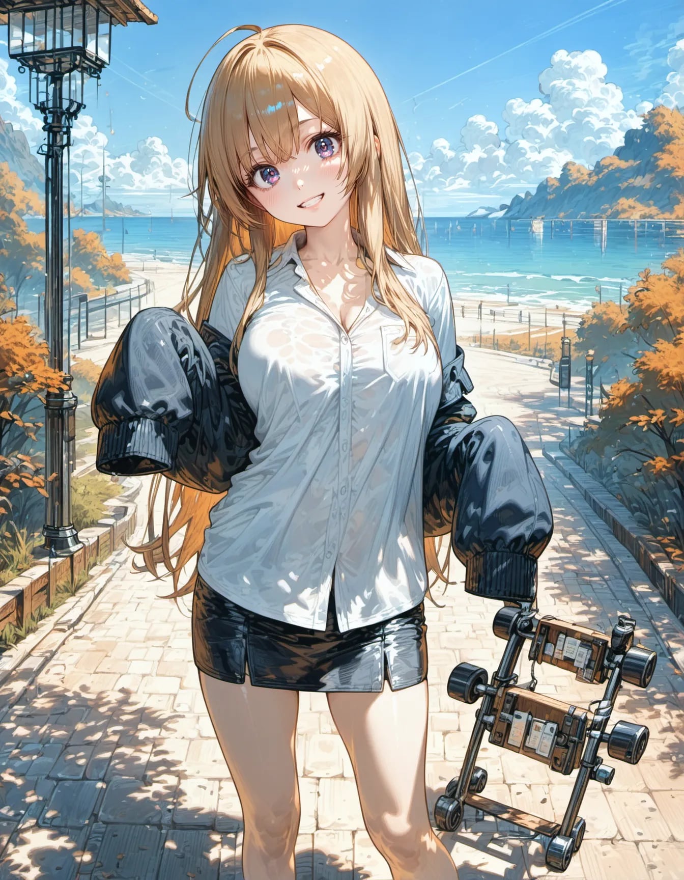 A Walk Toward the Blue Horizon