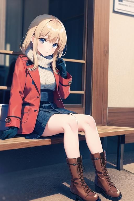 冬のデートコーデ | の人気AIイラスト・グラビア