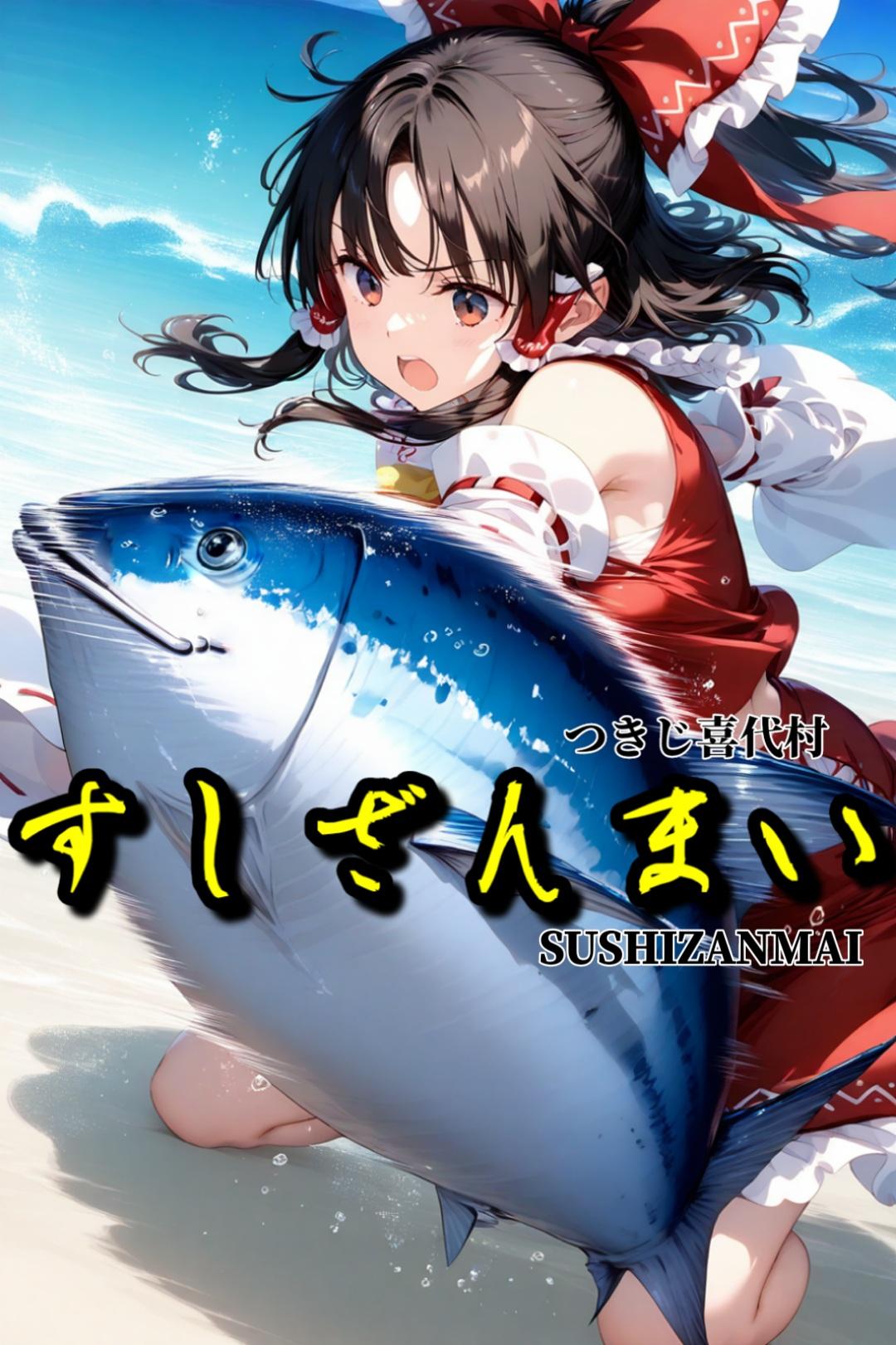 【夢のコラボ】すしざんまい✕博麗霊夢 | の人気AIイラスト・グラビア