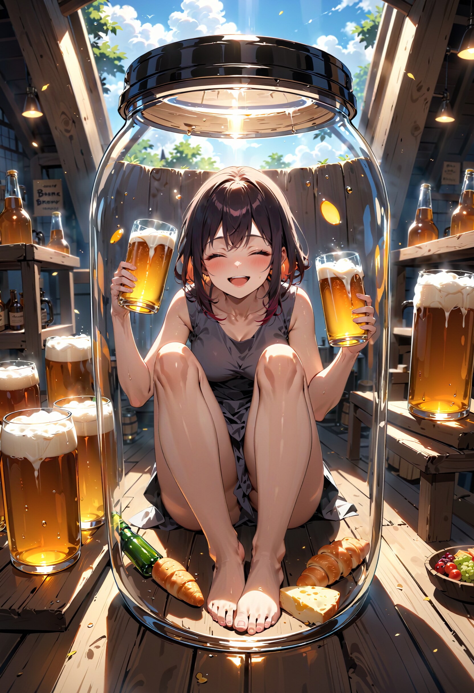 今日は何の日？　世界ビール・デー | の人気AIイラスト・グラビア