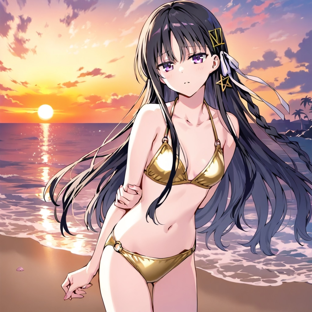 堀北さんの金色ビキニ（507）