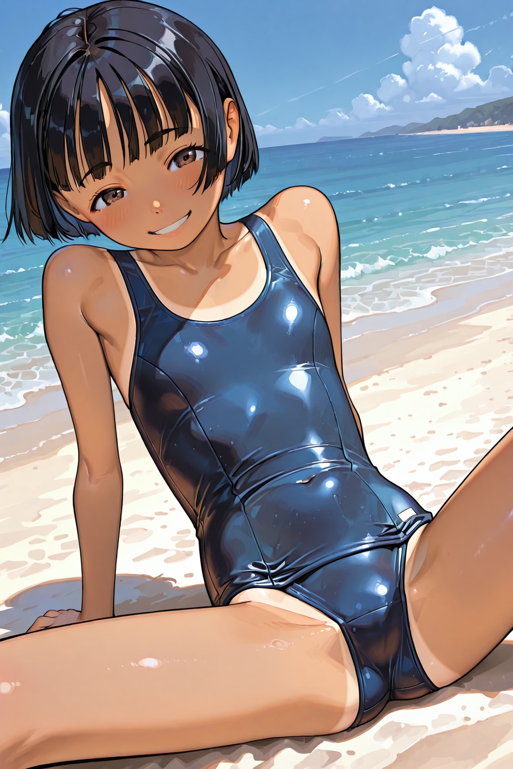 日本の夏、スク水の夏♪