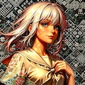 LALYの背景に　和服の模様を入れてみました 2枚目