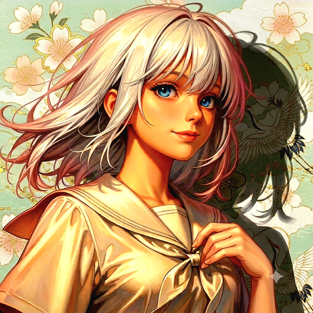 LALYの背景に　和服の模様を入れてみました