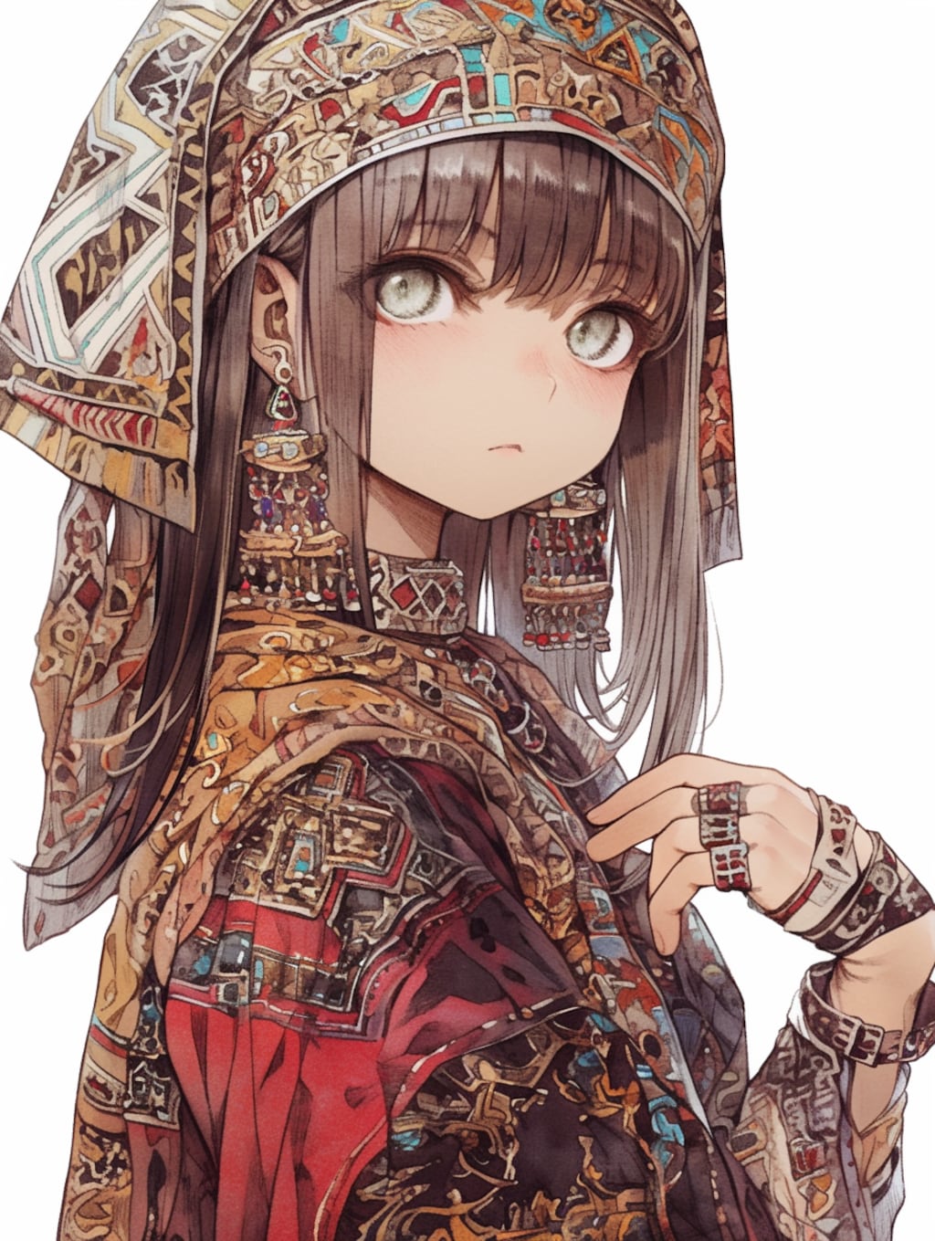 トルクメン人の民族衣装