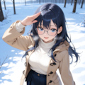 部長と冬デート? 10枚目