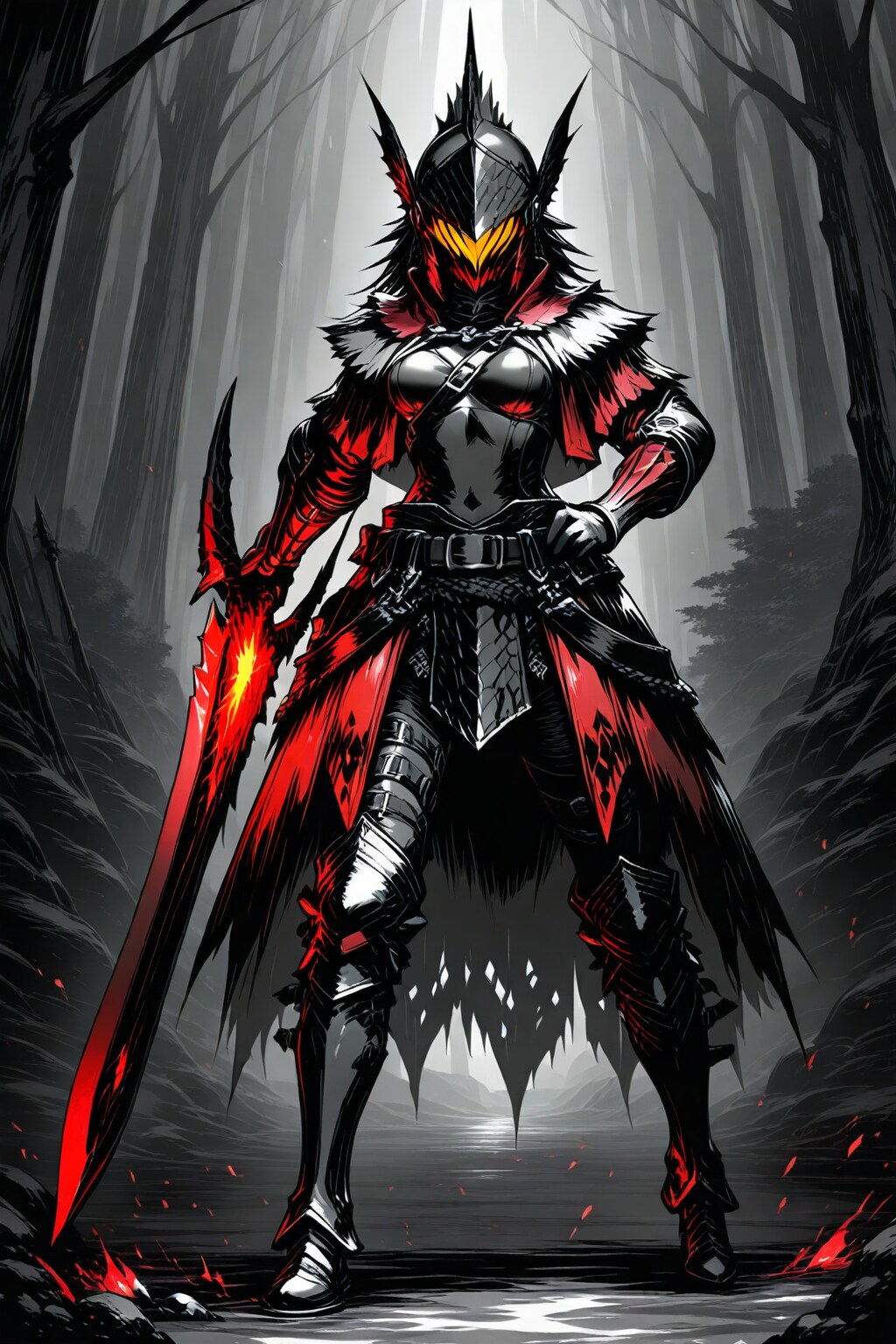 『モンハン装備は大体トゲトゲ？』GRYPHON風