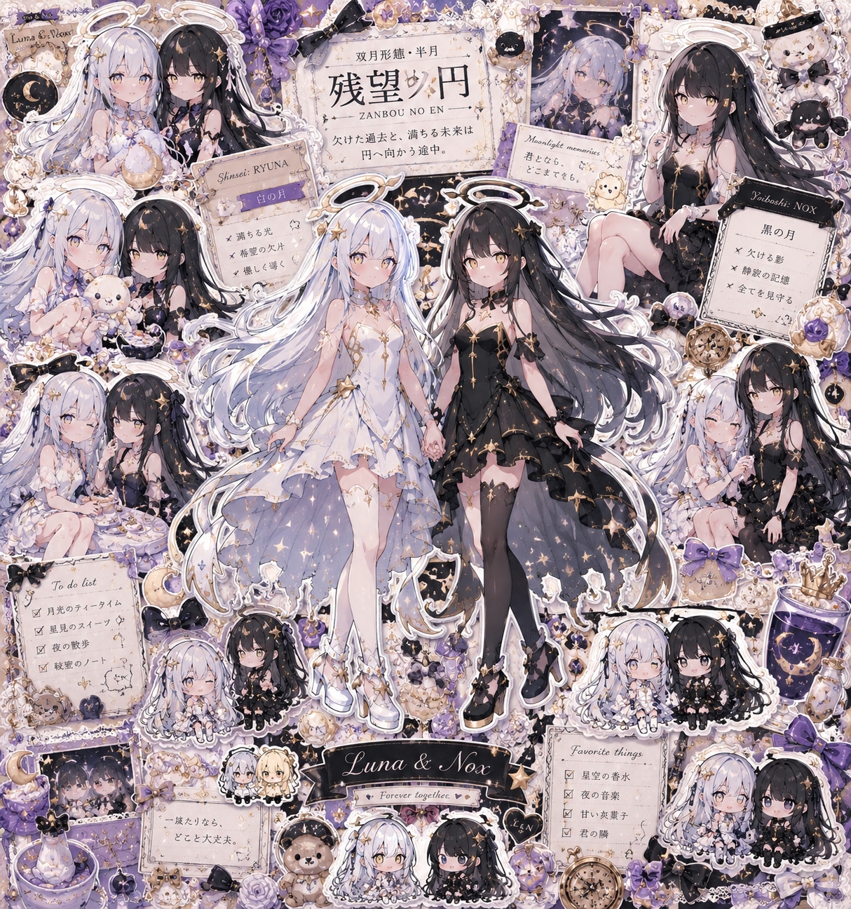宵暁双月≪半月：残望ノ円≫｜推し活ボード
