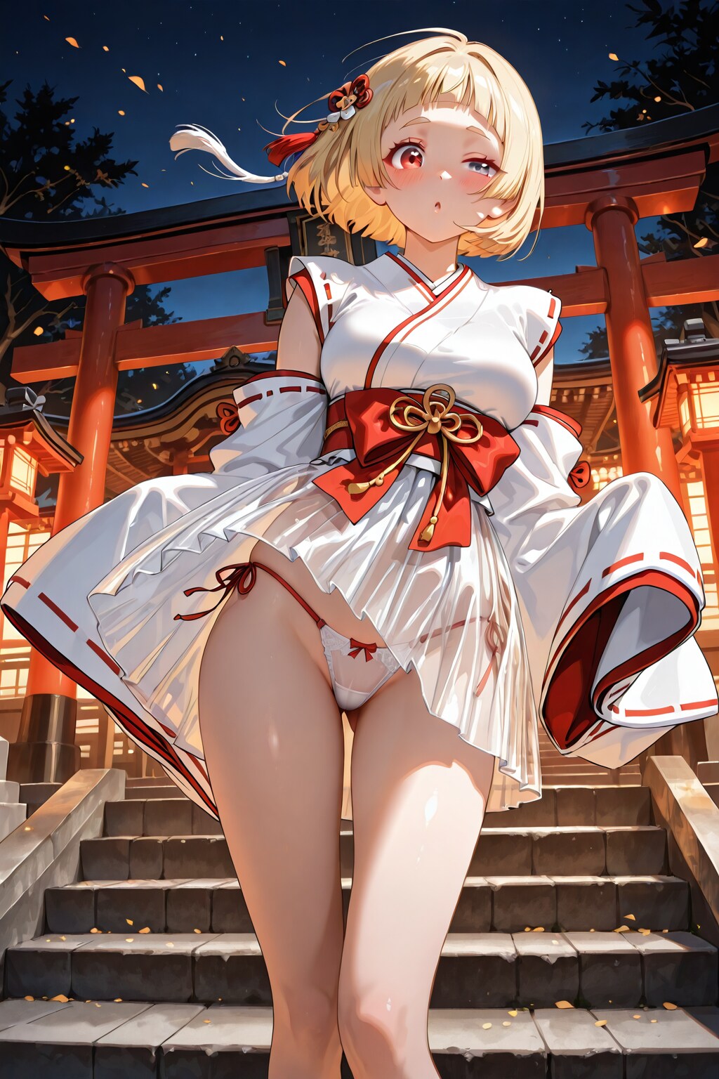 ここまで透けると恥ずかしいですわ💦