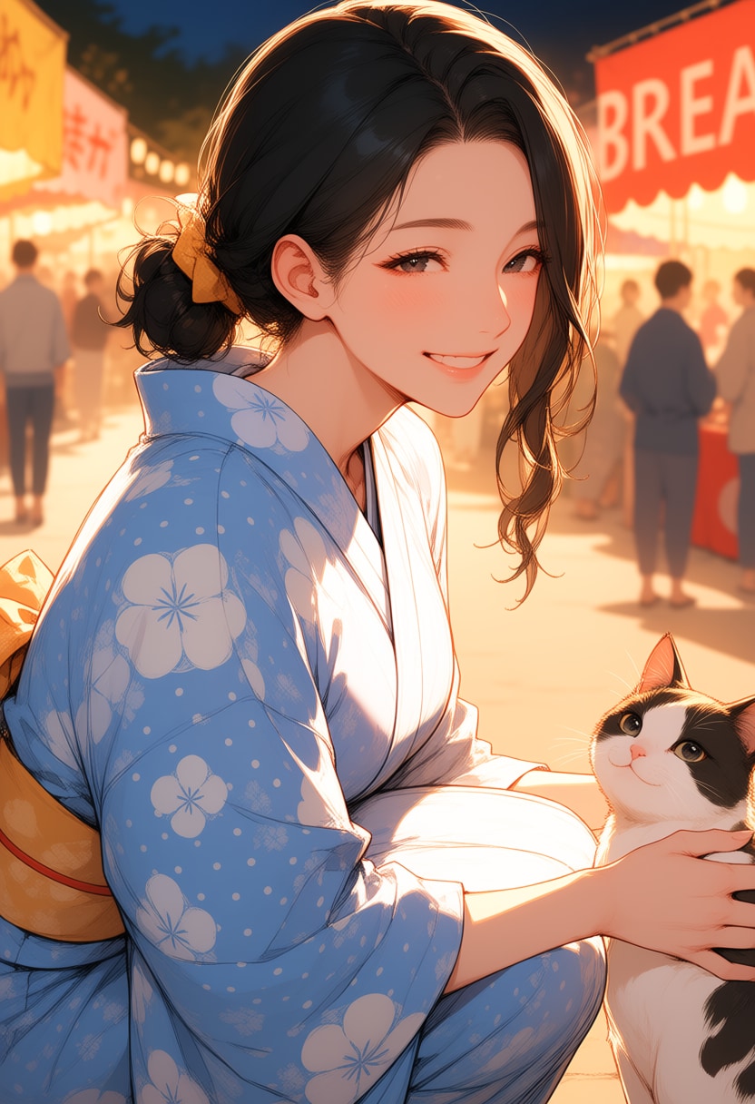 祭り猫