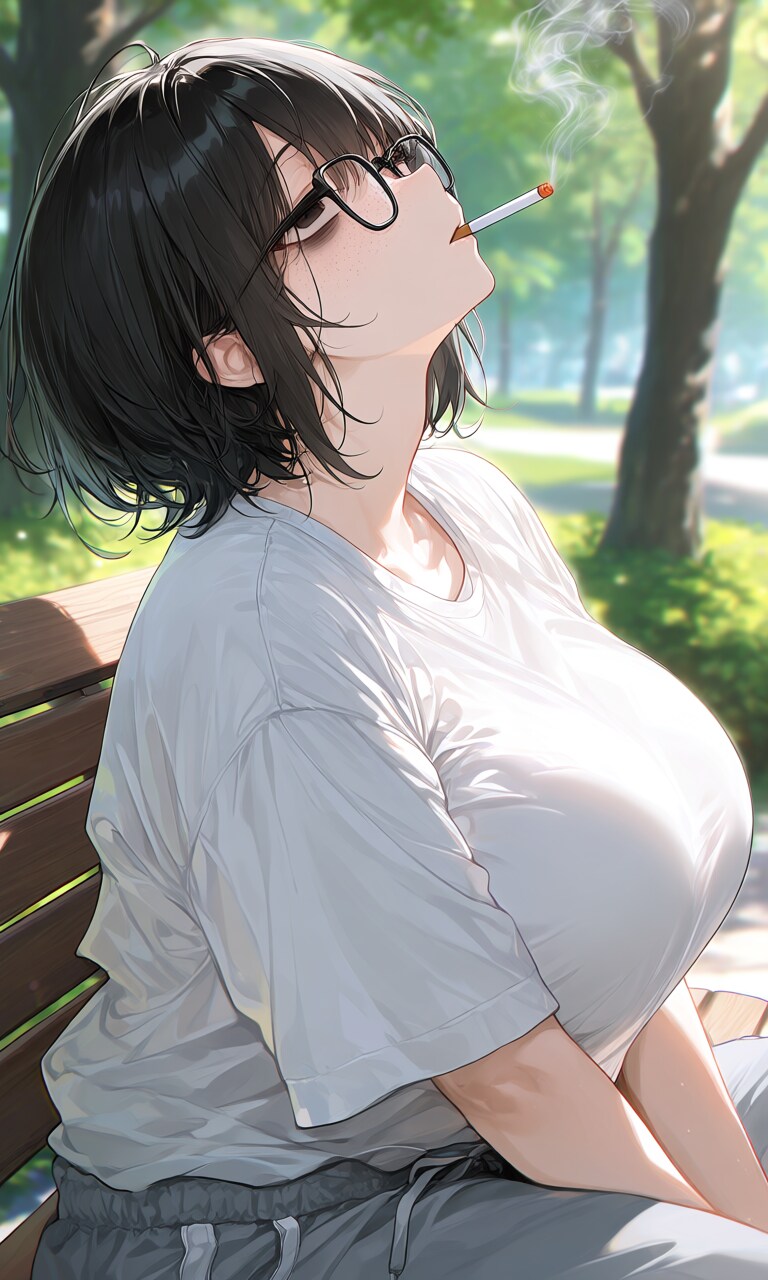 ネタが湧かなくて公園でボーっとしてる人