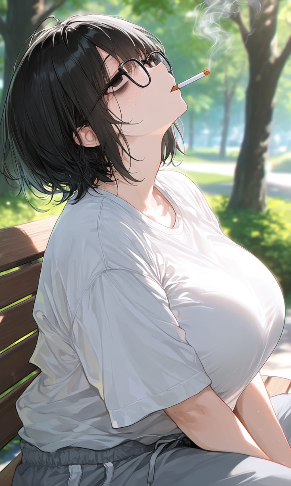 ネタが湧かなくて公園でボーっとしてる人