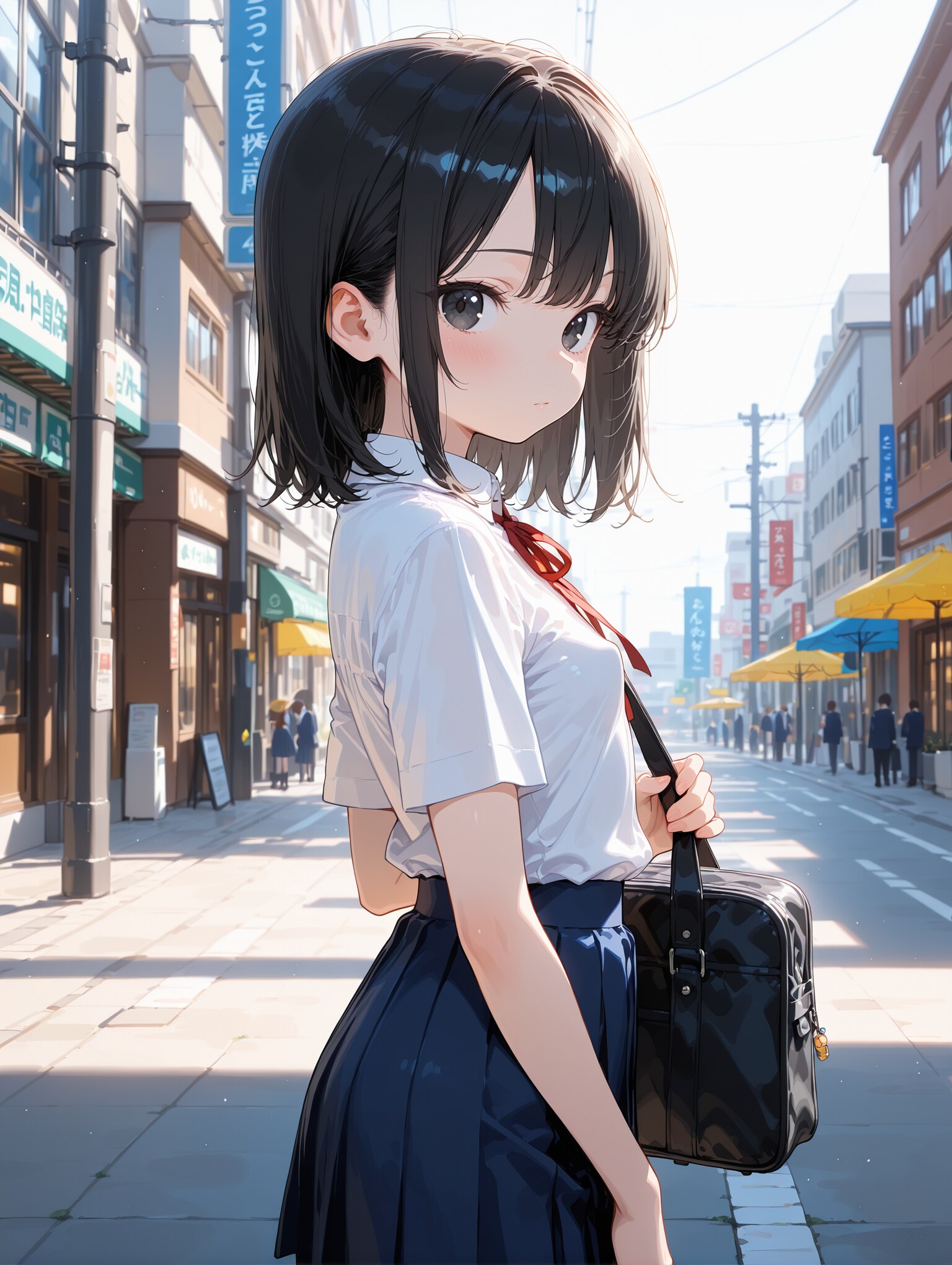 同級生　通学路