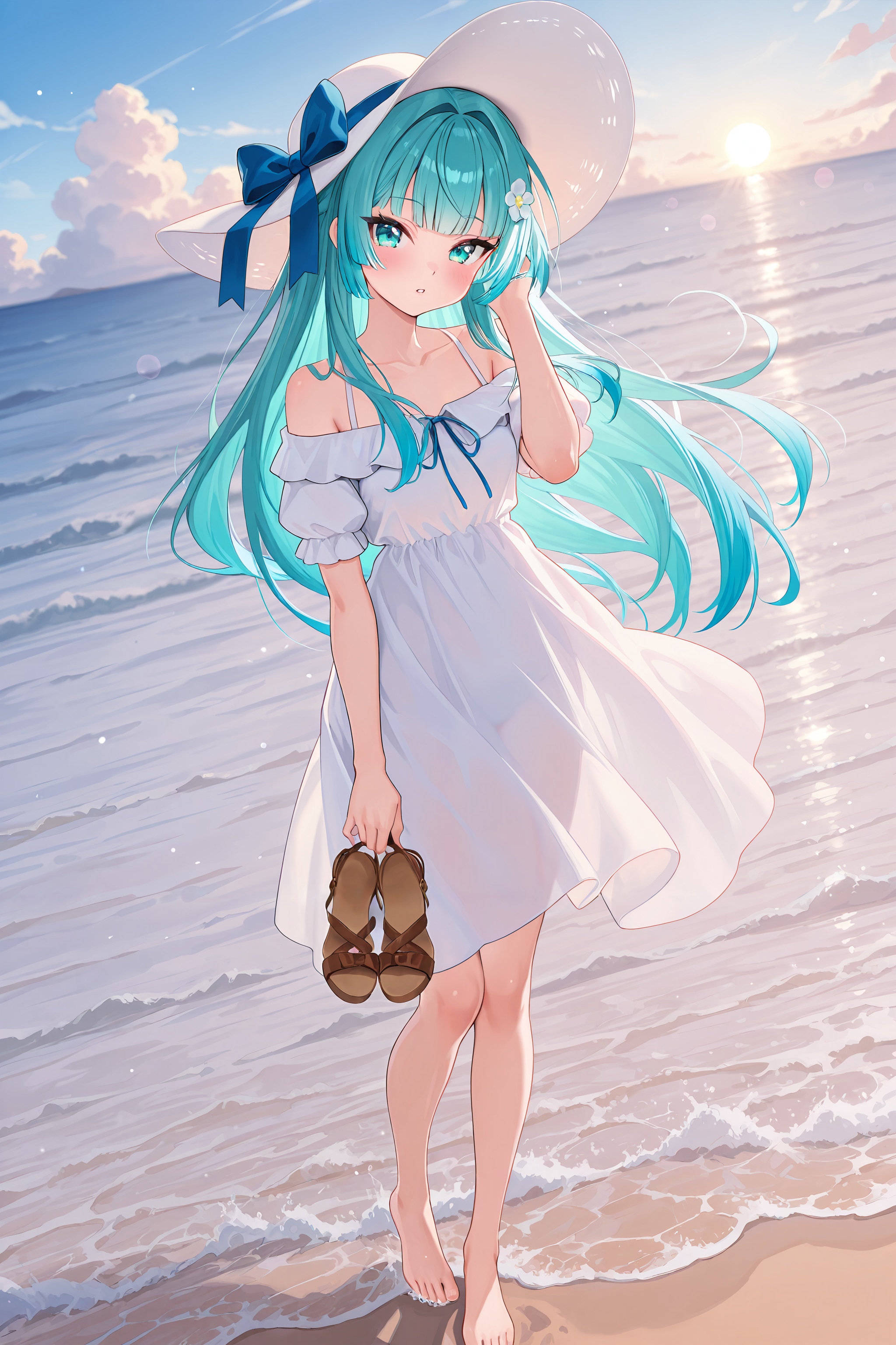 もうすぐ夏も終わりです | の人気AIイラスト・グラビア