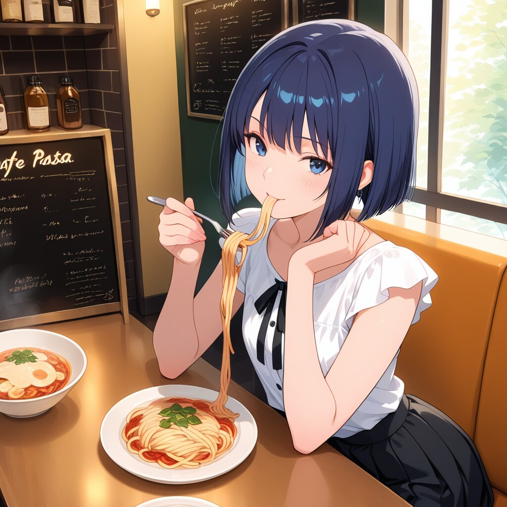 図書館前のパスタランチ