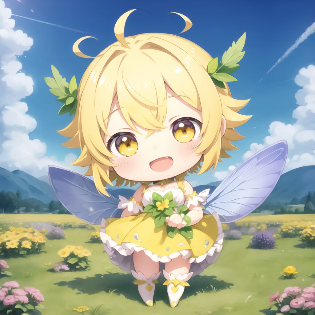 ちびキャラ〻ちょうちょさん