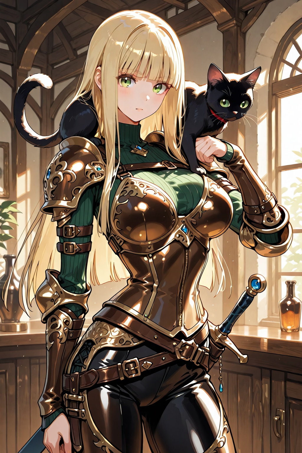 酒場の剣士