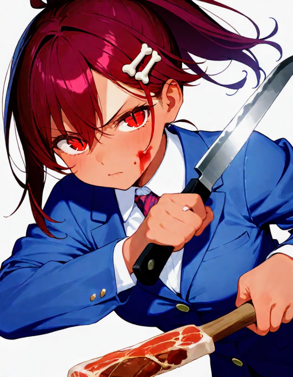 お肉🍖VSおにくちゃん🍖in家庭科