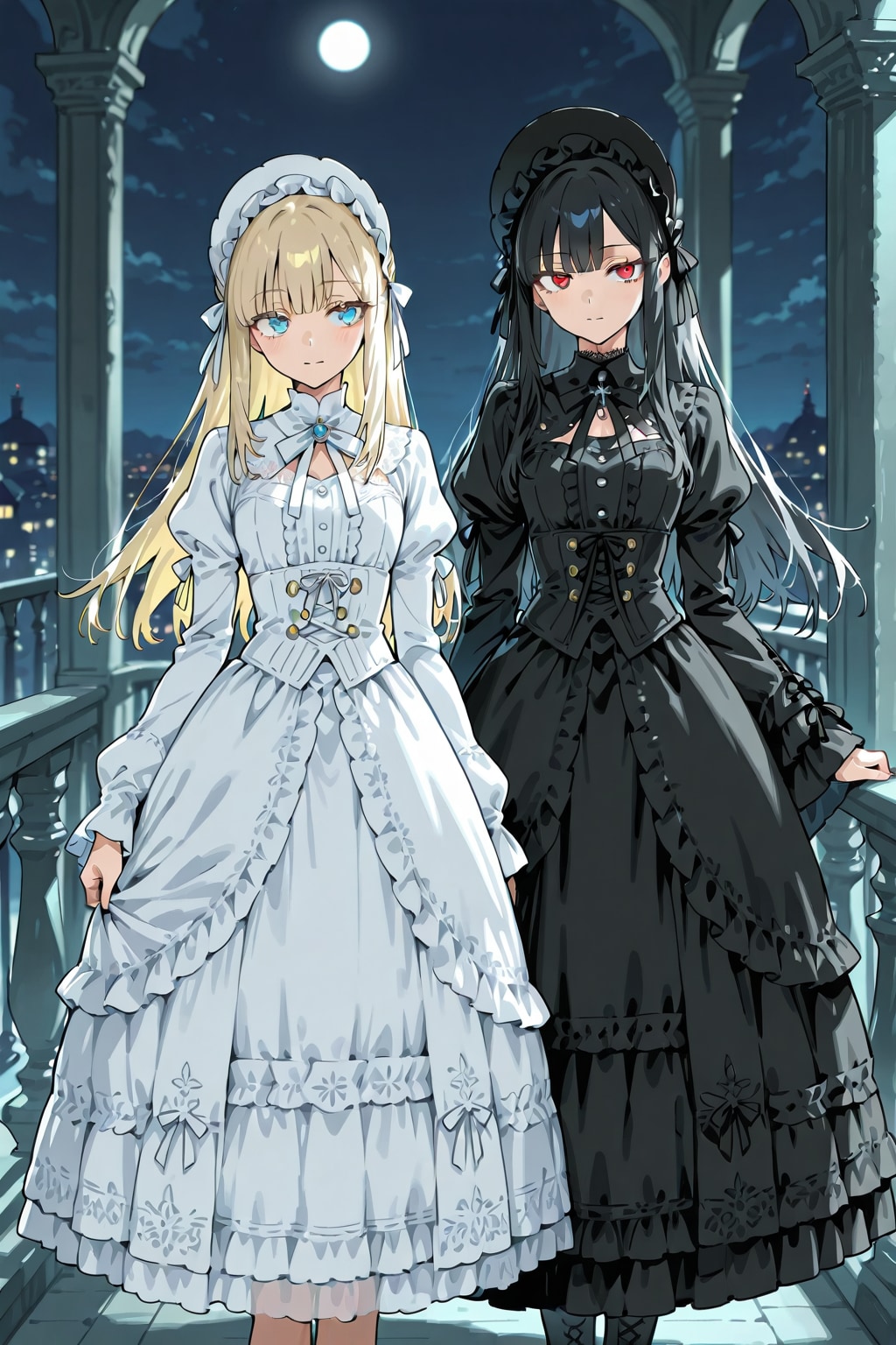 黒と白 | の人気AIイラスト・グラビア