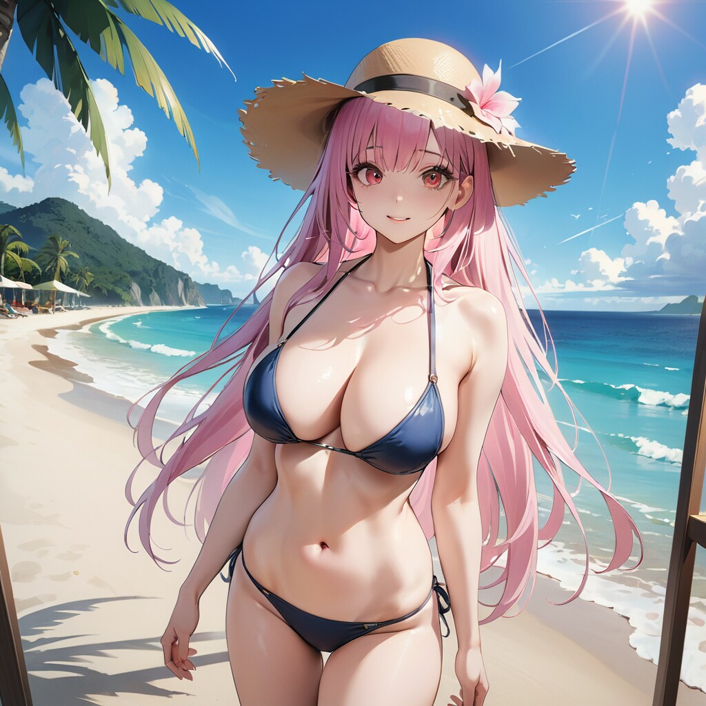 彼女と海デート