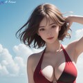 ブラック＆レッド AI Pictures 412 2枚目