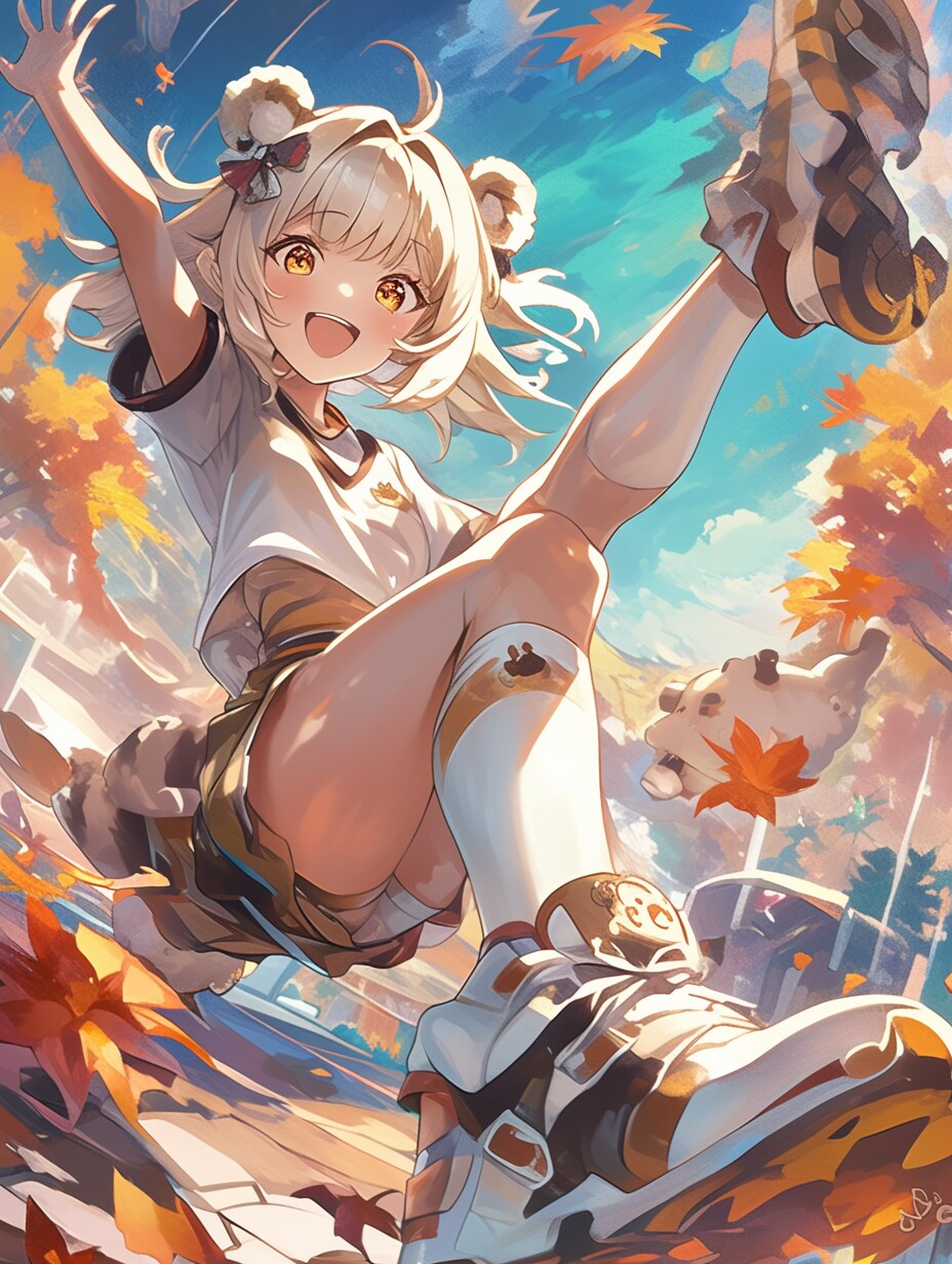 くま娘✖︎体操服🐾